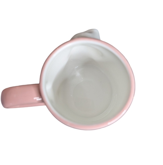 Cat Couple Set of Two Coffee Mugs Kissing Cats Pink and Blue Ceramic Mugs - Picture 8 of 16